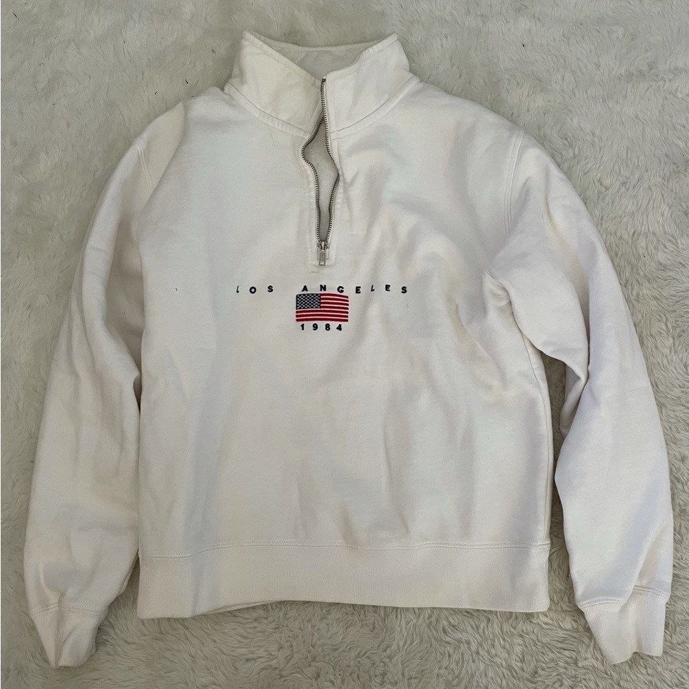 brandy melville quarter zip